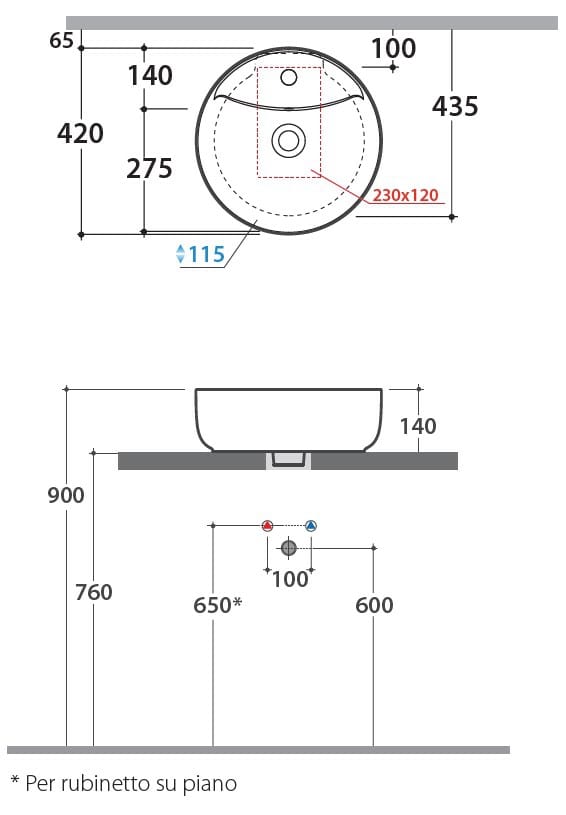Керамическая круглая столешница Ceramica Globo разнорабочие ARCH-00096528 - Вид №1