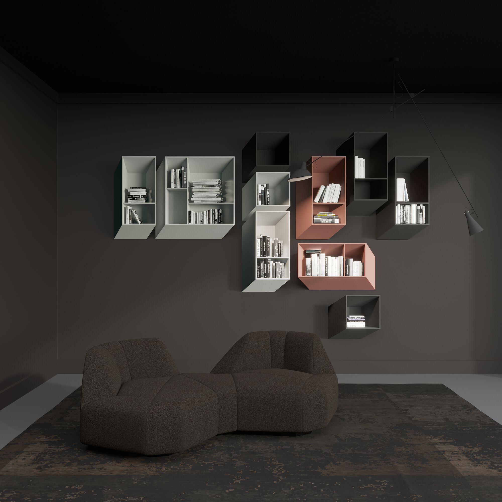 Деревянный навесной шкаф FID Paris OPTIC GRAND ARCH-00107380 - Вид №3