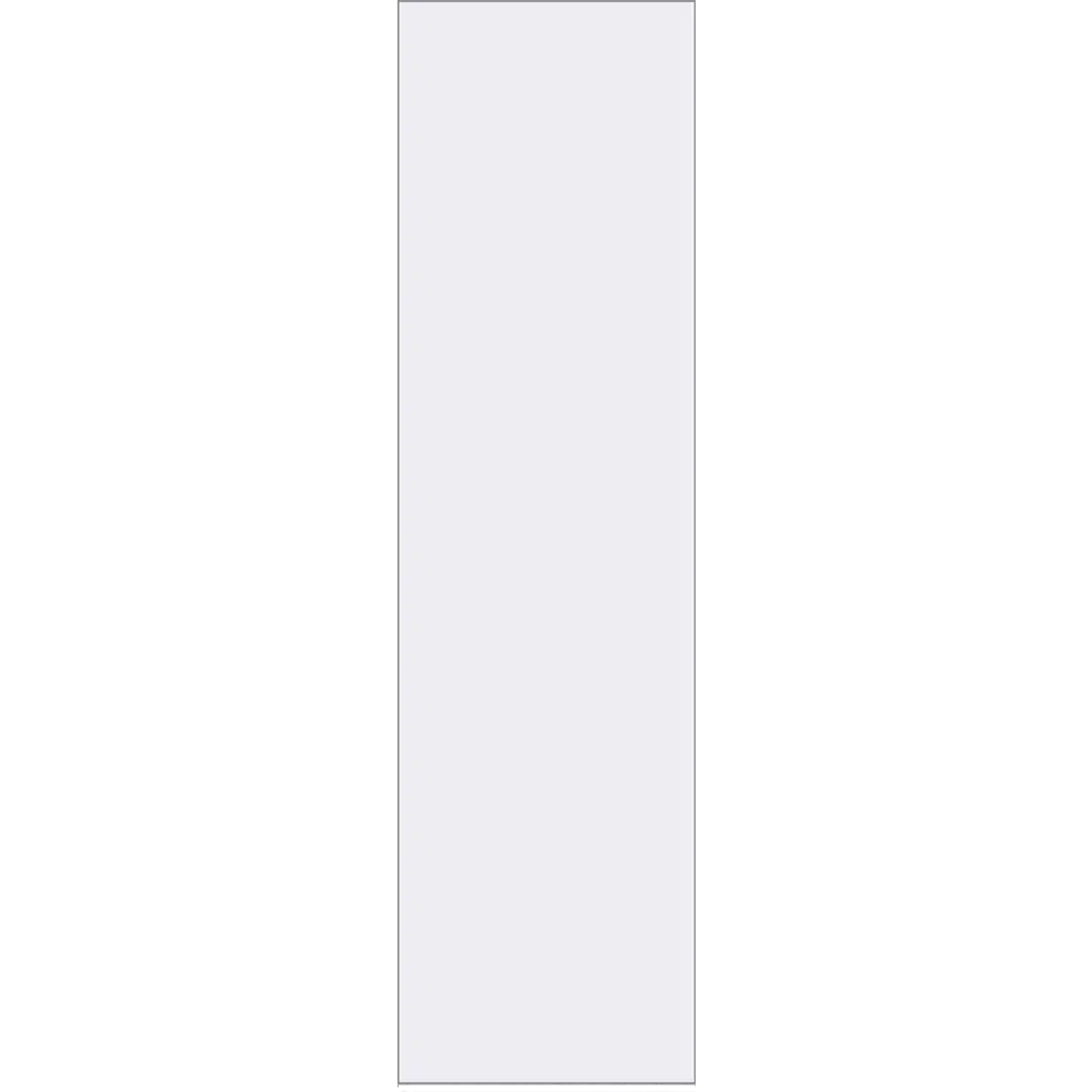 Дверь межкомнатная глухая Invisible 60x220 см цвет белый с замком алюминиевая кромка правая 89433712 STLM-2033390 VELLDORIS  - Вид №3