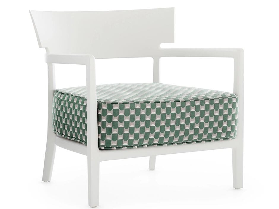 Съемное садовое кресло из поликарбоната и ткани с подлокотниками Kartell CARA LIBERTY ARCH-00029641 - Вид №19