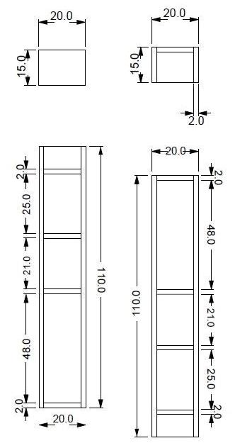 Olympia Ceramica Подвесная стенка для ванной с ящиками Synthesis eco Synpen - Вид №2