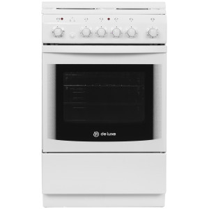1185567 Электрическая плита De Luxe 5004.10Э (кр) белый
