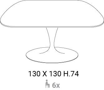 Ozzio Italia Хрустальный стол  T311  - Вид №3