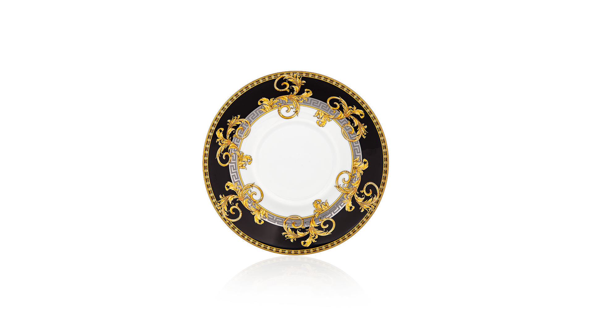 10582034 Rosenthal Versace Чашка чайная с блюдцем Rosenthal Versace Престиж Гала 220мл, фарфор Фарфор  - Вид №1