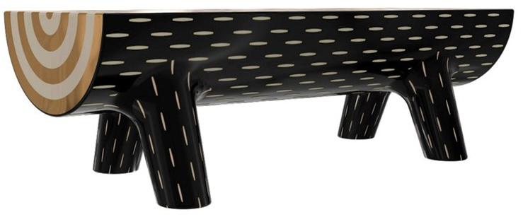 Scarlet Splendour Скамейка из смолы Forest Fr11 - Вид №1