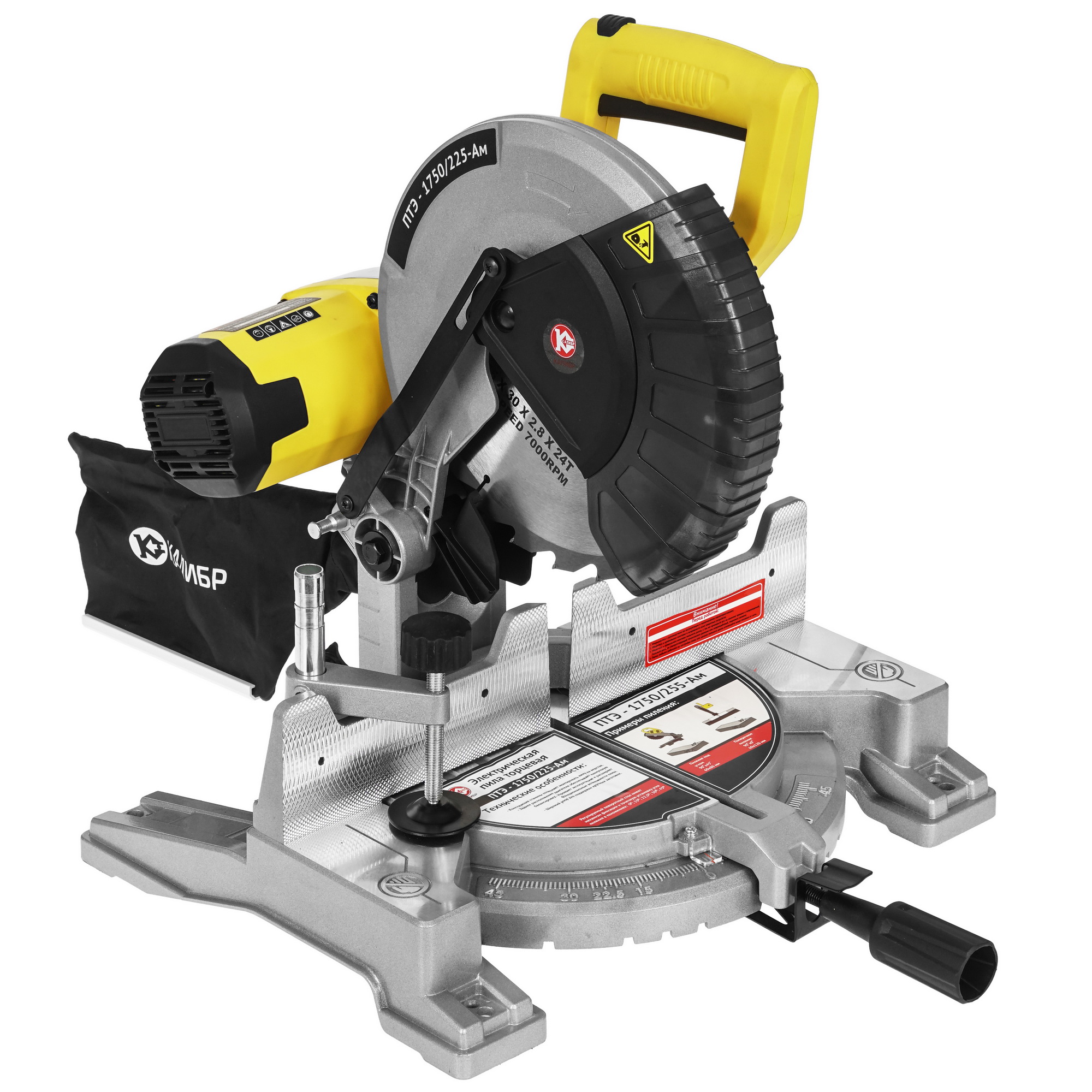 Торцовочная пила  Калибр ПТЭ-1750/255-Ам 1241628 STDN-0123718