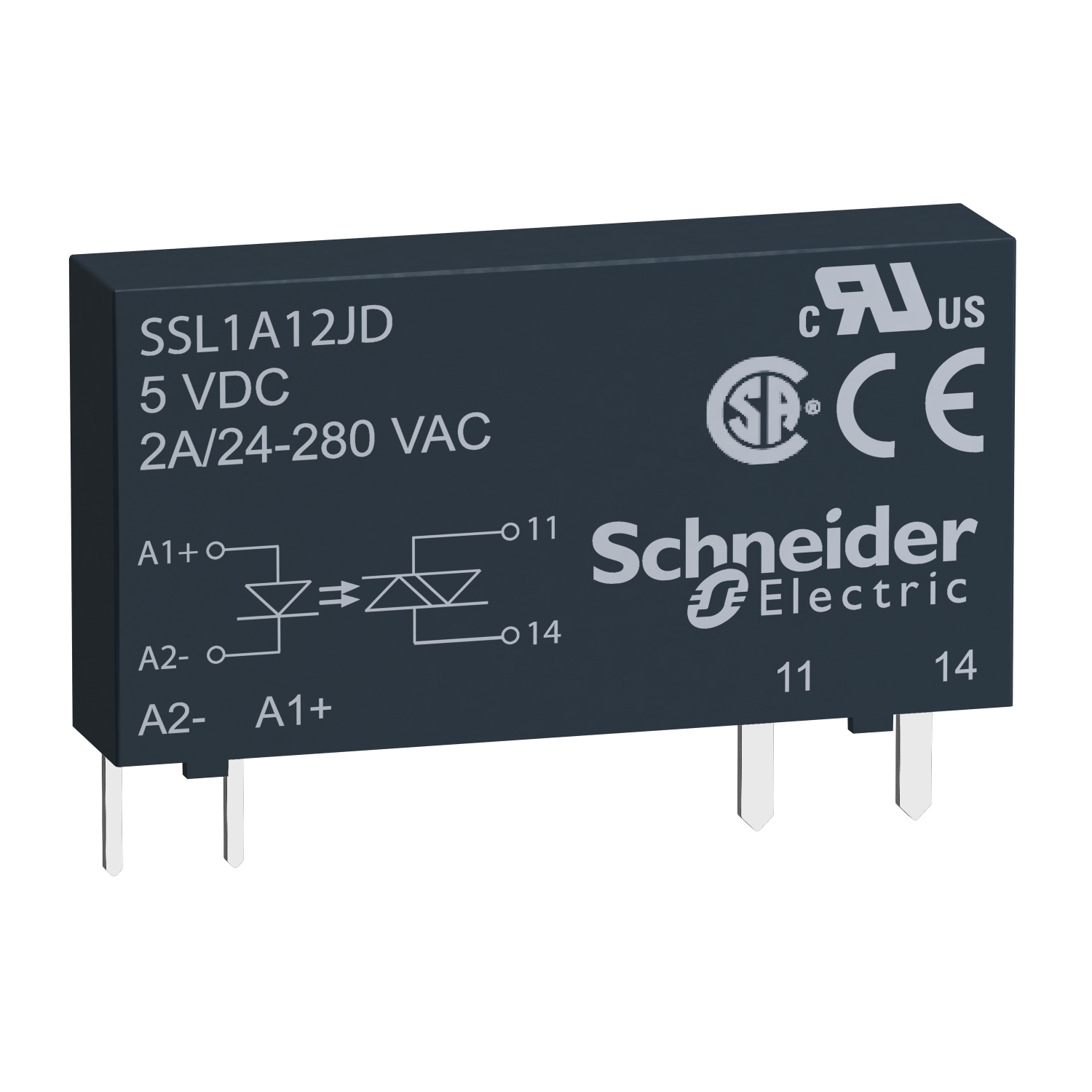 SSL1A12JD ТВЕРДОТЕЛЬНОЕ РЕЛЕ, 1 ФАЗА, 2А Schneider Electric Компоненты управления 