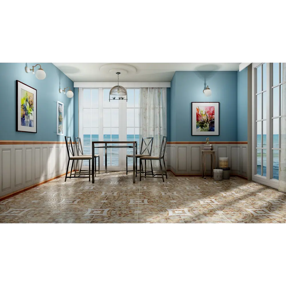 Глазурованный керамогранит Piezarosa Бремен Клинкер 739662 45x45 см 1.215 м² матовый цвет серо-коричневый 84279723 STLM-2053733 - Вид №6