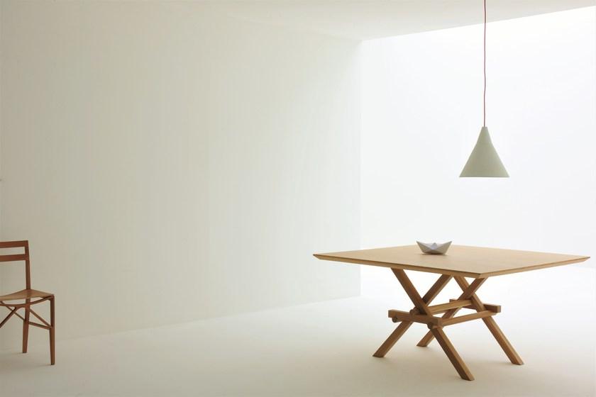 Morelato Квадратный стол из ясеня Contemporaneo 5701/f - Вид №2