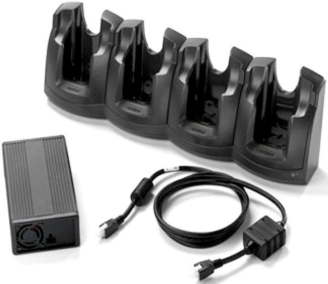 CRD3000-401CES 4 slot charge only cradle kit (intl). kit includes:: 4 slot charge cradle chs3000-4001cr, power supply pwrs-14000-241r, dc cord 50-16002-029r, buy country specific 3 wire ac cord separately. Zebra Santreyd 