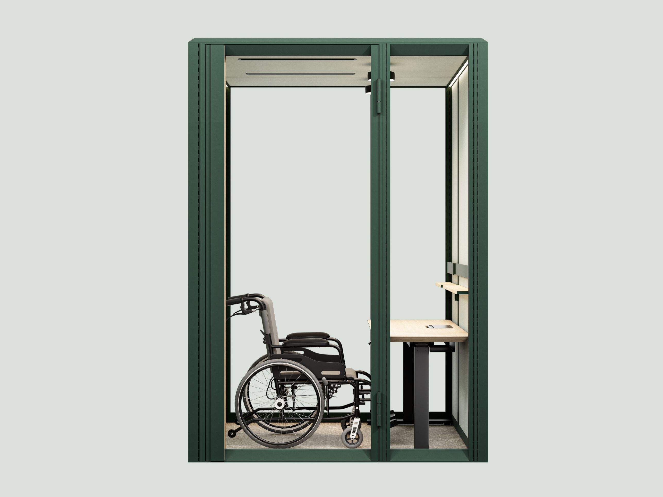 Одноместная акустическая офисная кабина для инвалидов Mute Modular ARCH-00143127