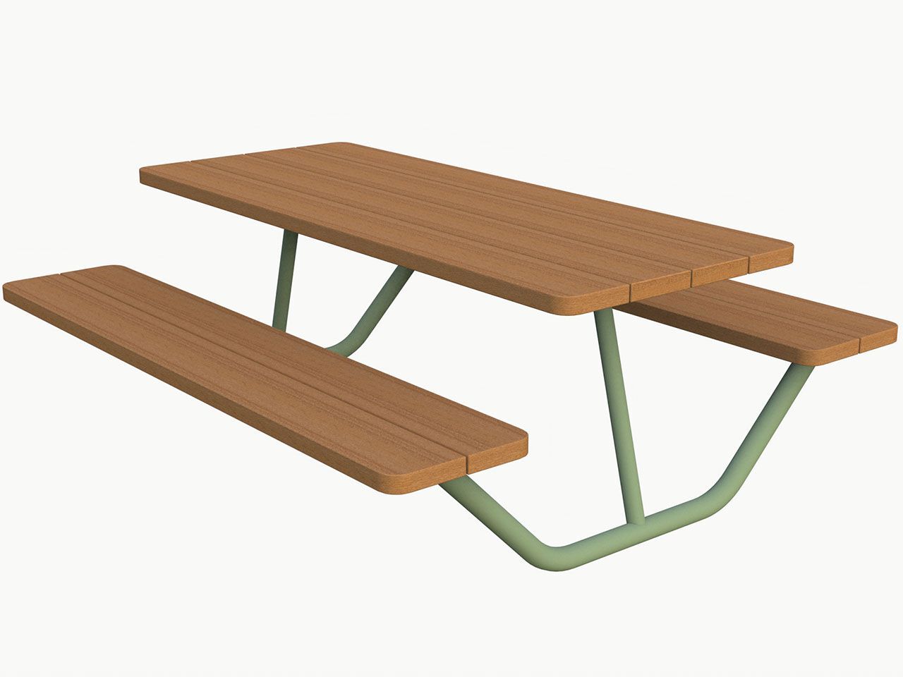 Стол для пикника со встроенными скамейками Lazzari ALICANTE ARCH-00073423 - Вид №2