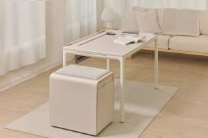 Металлический офисный комод с колесами