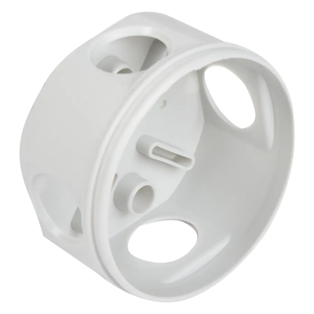 Распределительная коробка открытая Экопласт D80х40 мм 4 ввода IP44 цвет серый STLM-2036052 - Вид №1