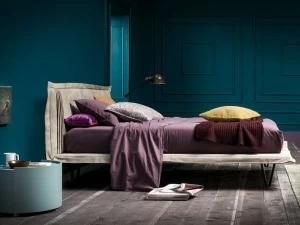 Dall'Agnese Двуспальная кровать в коже