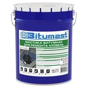 Мастика гидроизоляционная Bitumast для кровли 18 кг