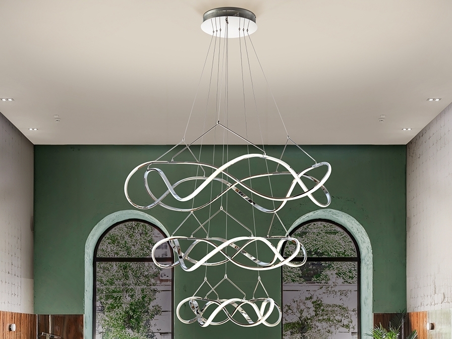 109047 Подвесной светильник 3 кольца 110Ø BLUETOOTH Schuller Molly - Вид №1