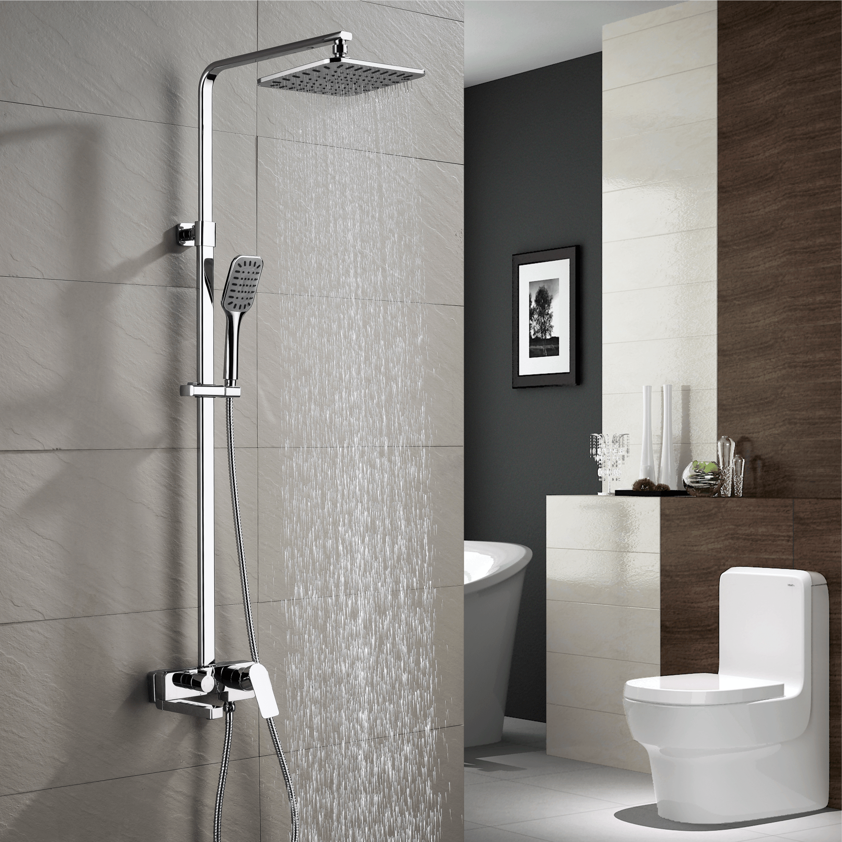 GZ 26061С Душевая система Ganzer Черный Ganzer Германия 13915 - Вид №2