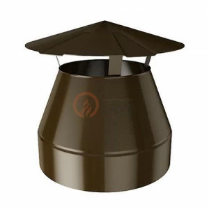 Оголовок-зонт LAVA 180/250 мм. коричневый (8017)