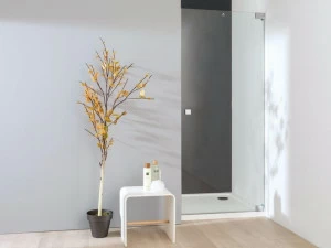 KRION Душевая кабина стеклянная с распашной дверцей Attica