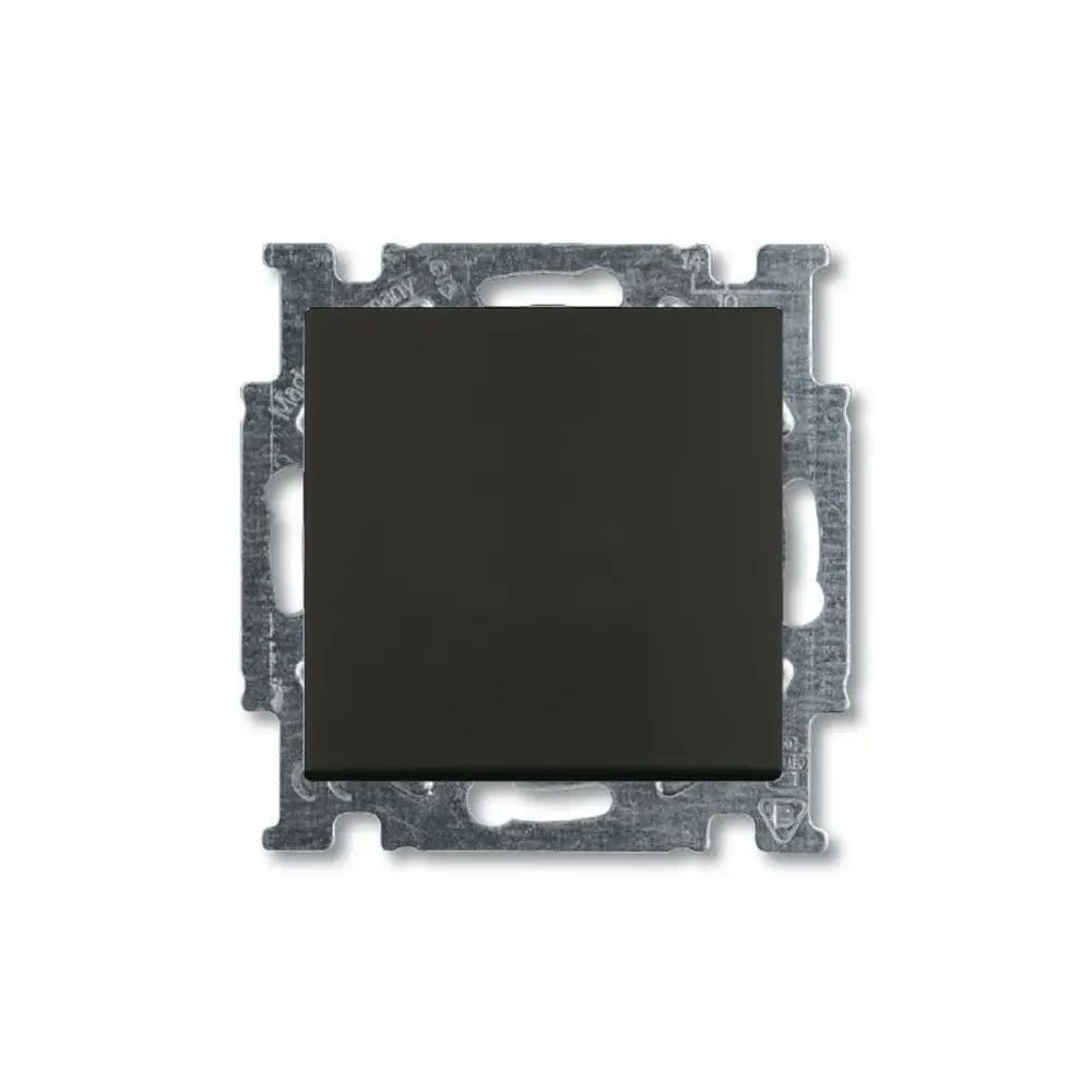 Выключатель ABB BJB Basic 55 Шато 1 клавиша цвет черный 14303061 STLM-2045927