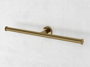 Нержавеющая сталь двойной держатель рулона