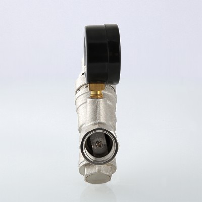VT.515.N.04 Подпиточный клапан с фильтром и манометром Valtec 1/2"  - Вид №14