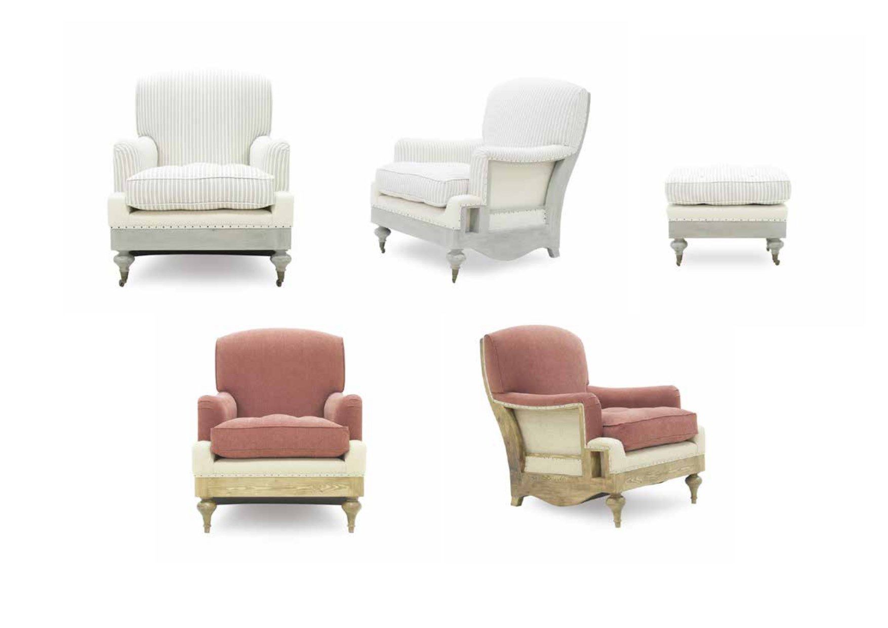 Бархатное кресло с подлокотниками и колесами CREARTE COLLECTIONS Rufus Essence ARCH-00100219 - Вид №8