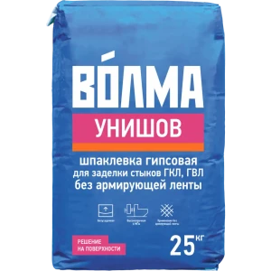 Шпаклевка гипсовая для заделки швов и стыков Волма Унишов 25 кг 82353798 STLM-2047602