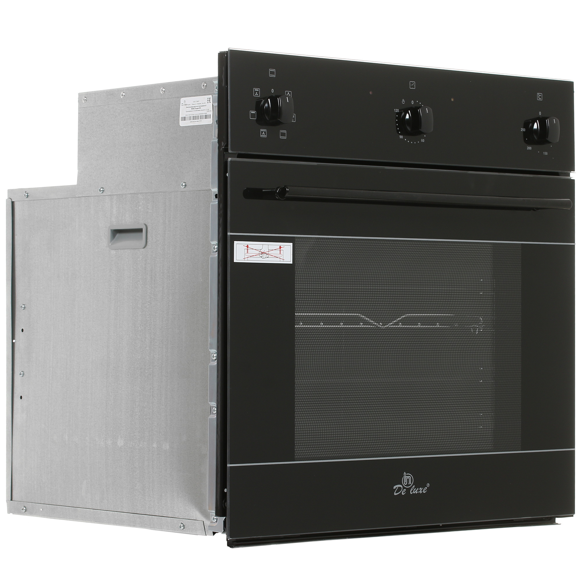 8121970 Электрический духовой шкаф De Luxe 6006.03эшв-033 черный STDN-0050423 - Вид №1