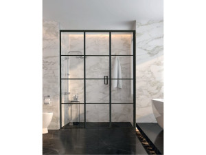 Хрустальная ниша душевая кабина с раздвижной дверью