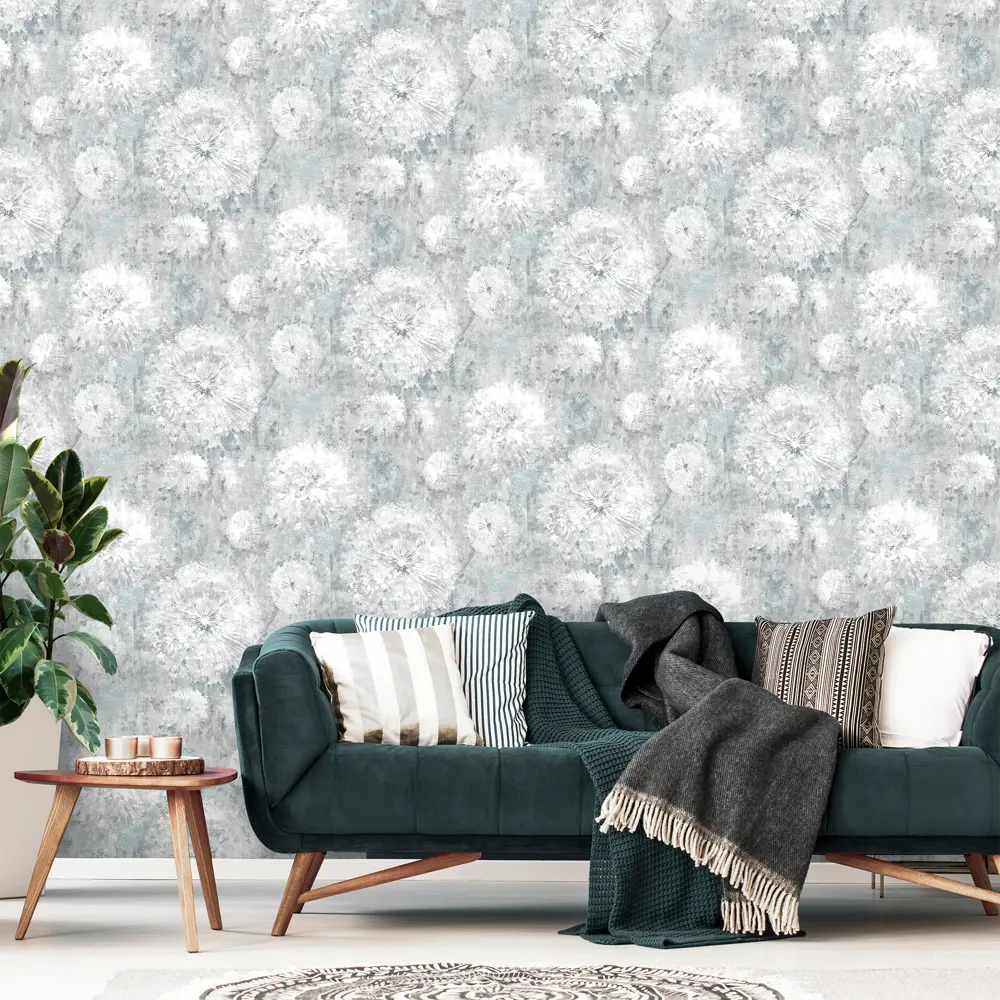 Обои флизелиновые Ateliero Julia голубые 1.06 м At283347 STLM-2136154 - Вид №3