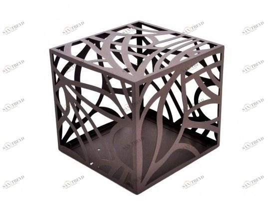 TrackDesign Квадратный стол из стали Corten ™  Dc2726000 