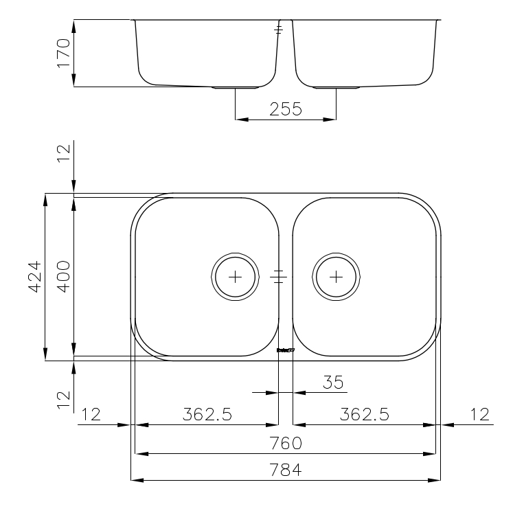 1974860 Мойка Elettra 1974 860 Fosterspa  - Вид №1