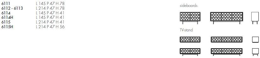 Tonin Casa Тумба под ТВ / буфет из фанерованной древесины Honey sun-id-1450536 - Вид №10