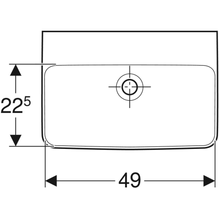 501.716.00.1 Раковина Geberit Renova Compact Geberit  - Вид №18