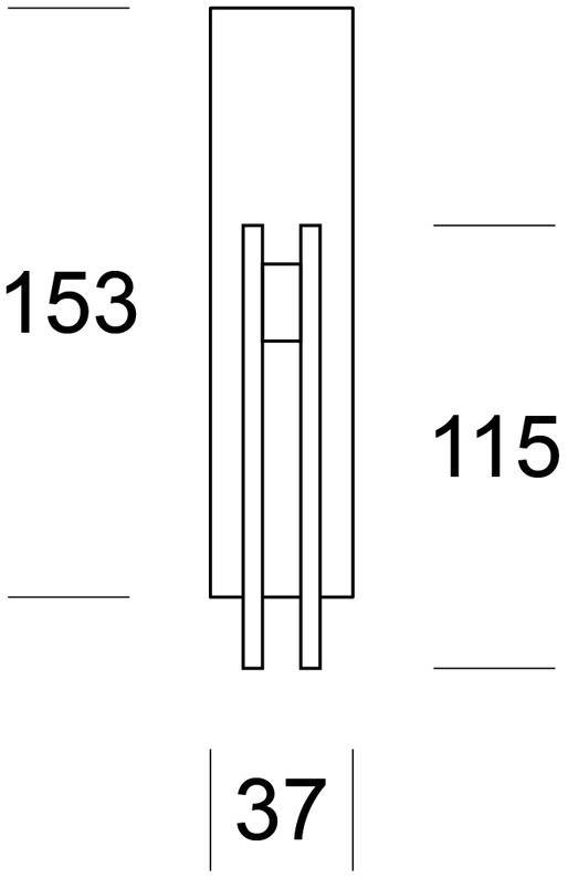 Ento Оконная ручка из латуни dk Zen sq 6083 - Вид №2