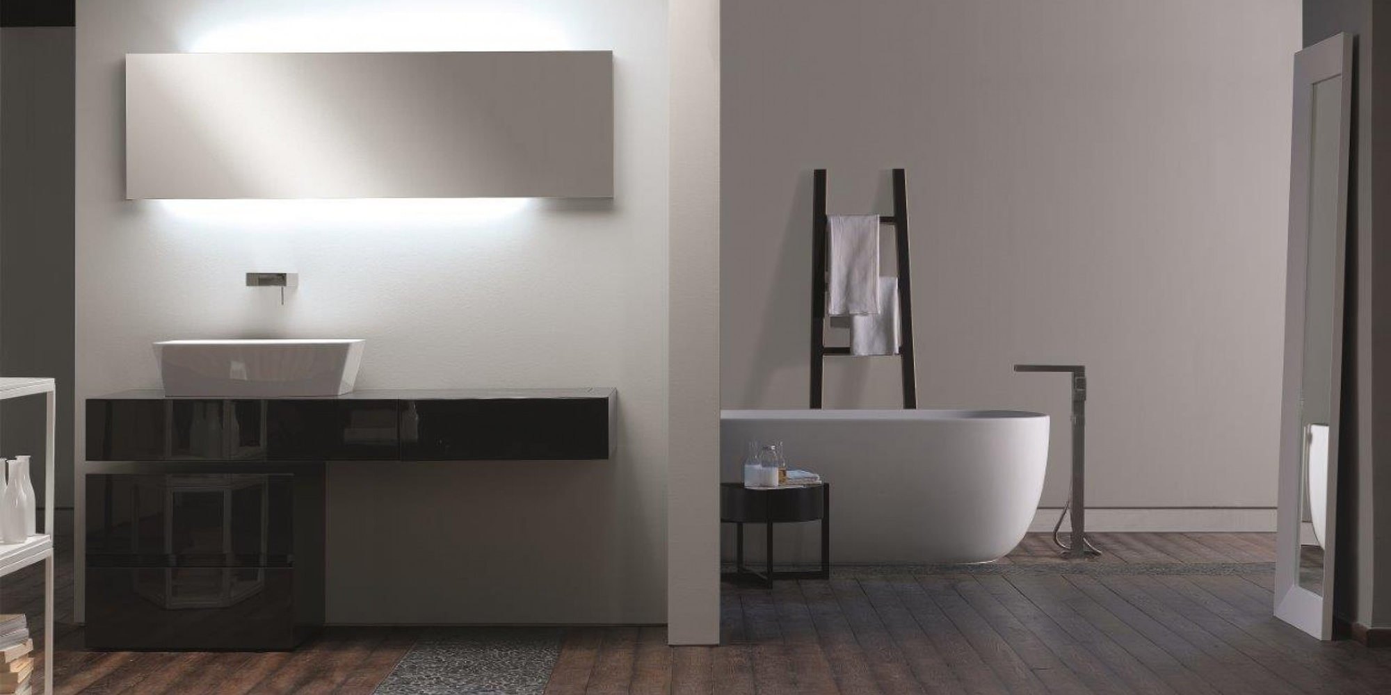 Toscoquattro Зеркало 165 см с горизонтальной подсветкой Specchiere 09LS10 - Вид №1