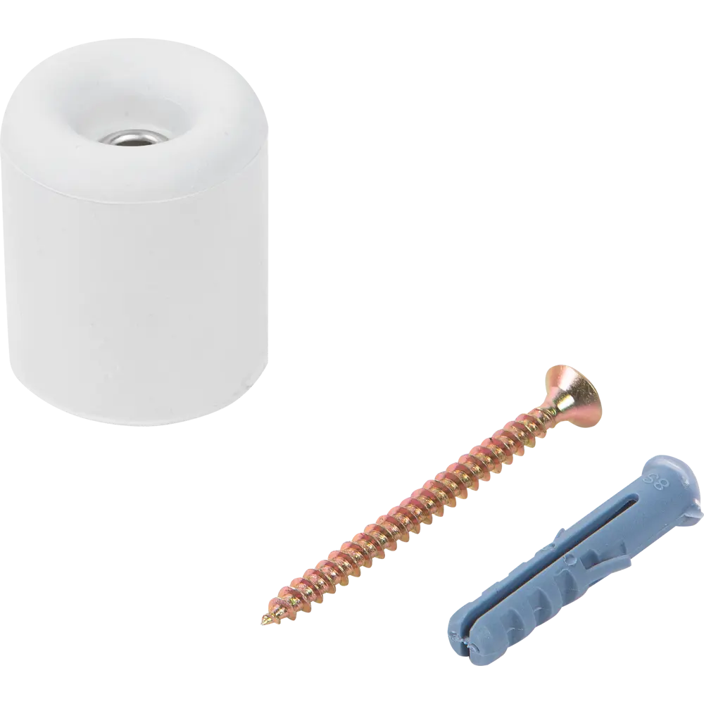 Larvij — дверной ограничитель с мягким контактом, белый 11886986 STLM-0001587 - Вид №1