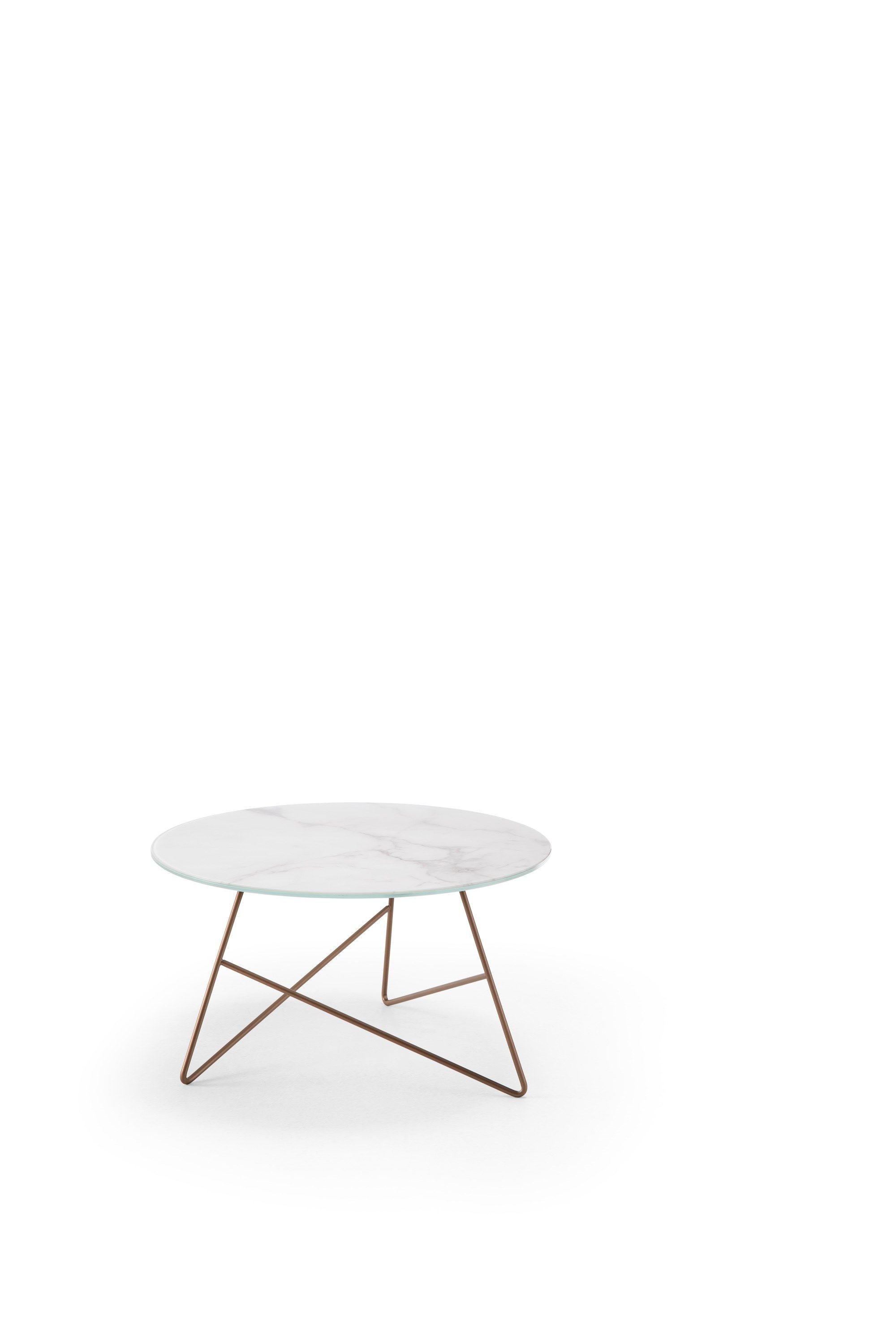 Круглый стеклянный журнальный столик-мрамор MEMEDESIGN ERMIONE ARCH-00137874 - Вид №5