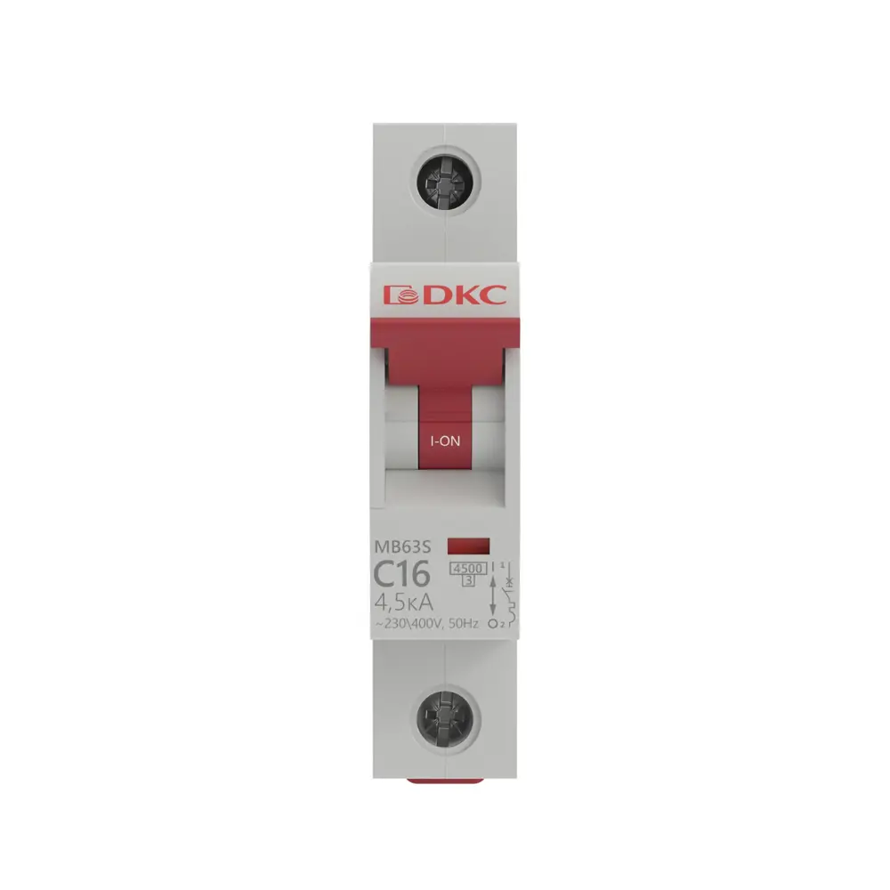 Автоматический выключатель DKC Yon 1P C16 А 4.5 кА 89439393 STLM-2077611  - Вид №1