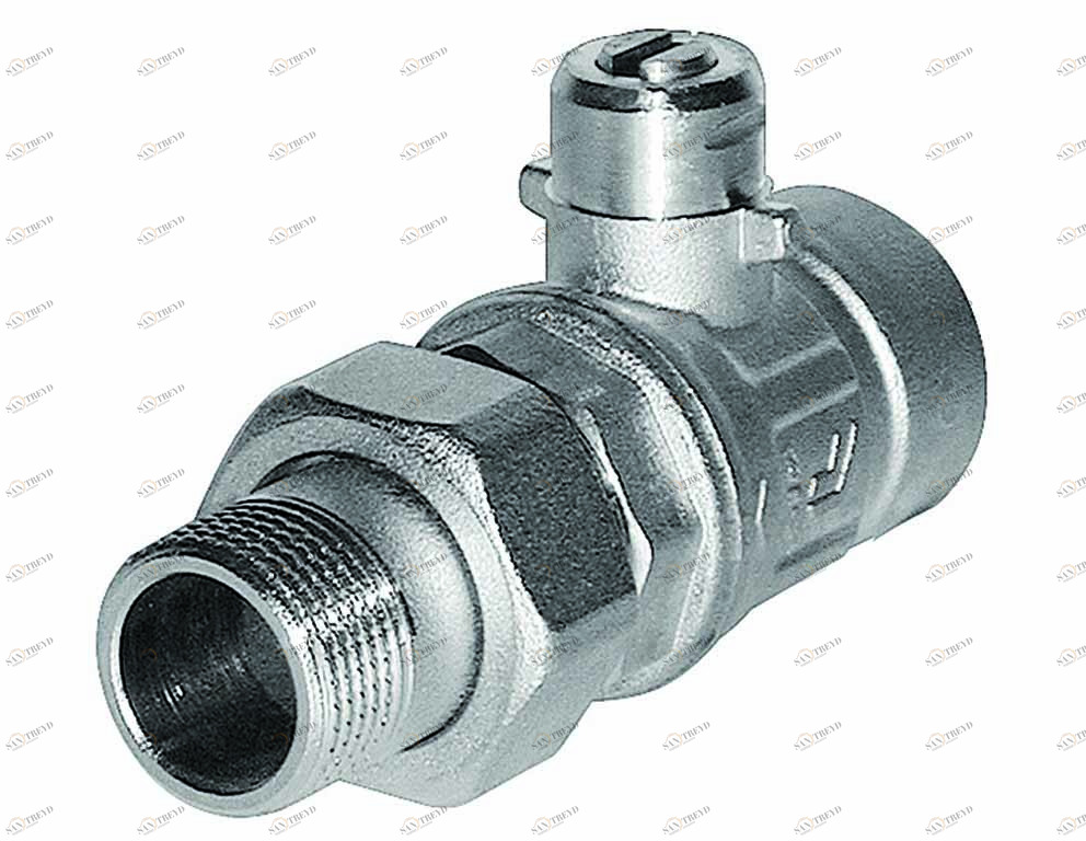 Carlo Poletti V08301Q Клапан шаровый 3-ходовой вертикальный, полнопроходной 