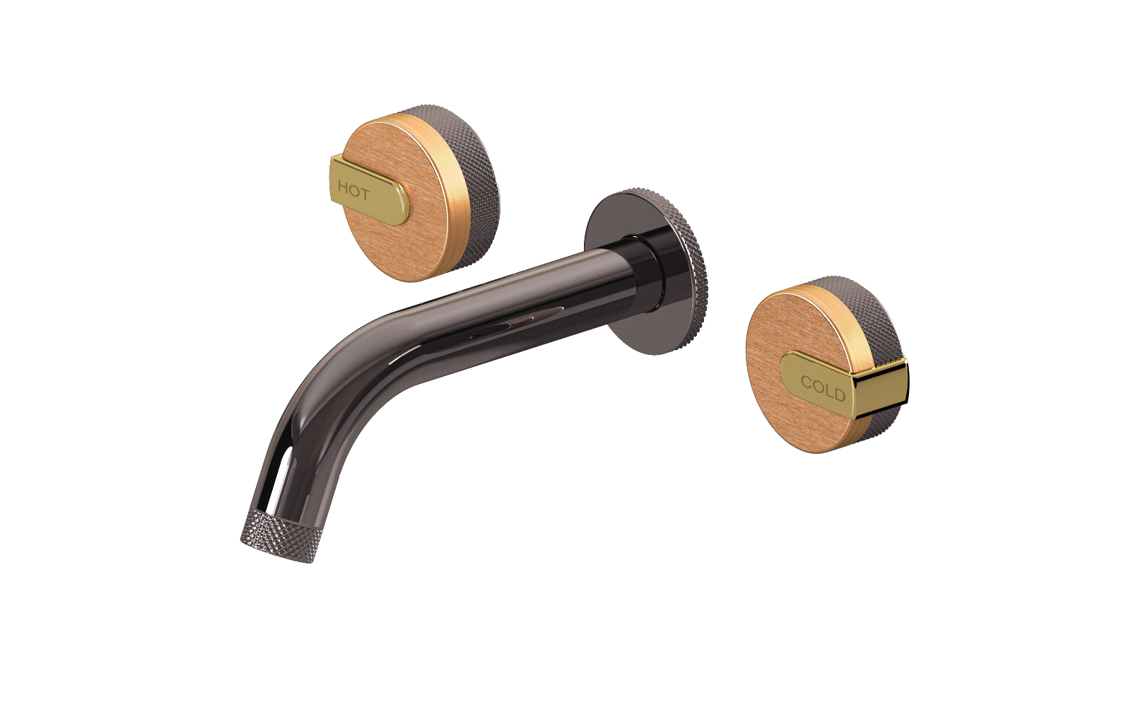 E-11530-R1BRG-L1AU-OX Смеситель для умывальника из 19,1см носикем (внешняя часть) GRAFF MOD+