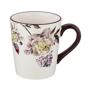 358-1550 Посуда керамическая Кружка 400 мл Пурпур Lefard