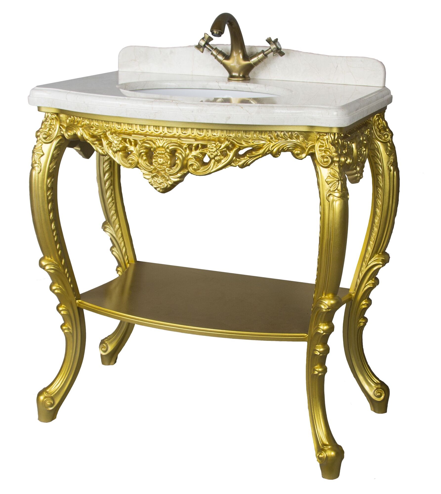 Консоль ISABELLA 80 арт. TS-10108-G золото Tessoro TS10108G - Вид №6