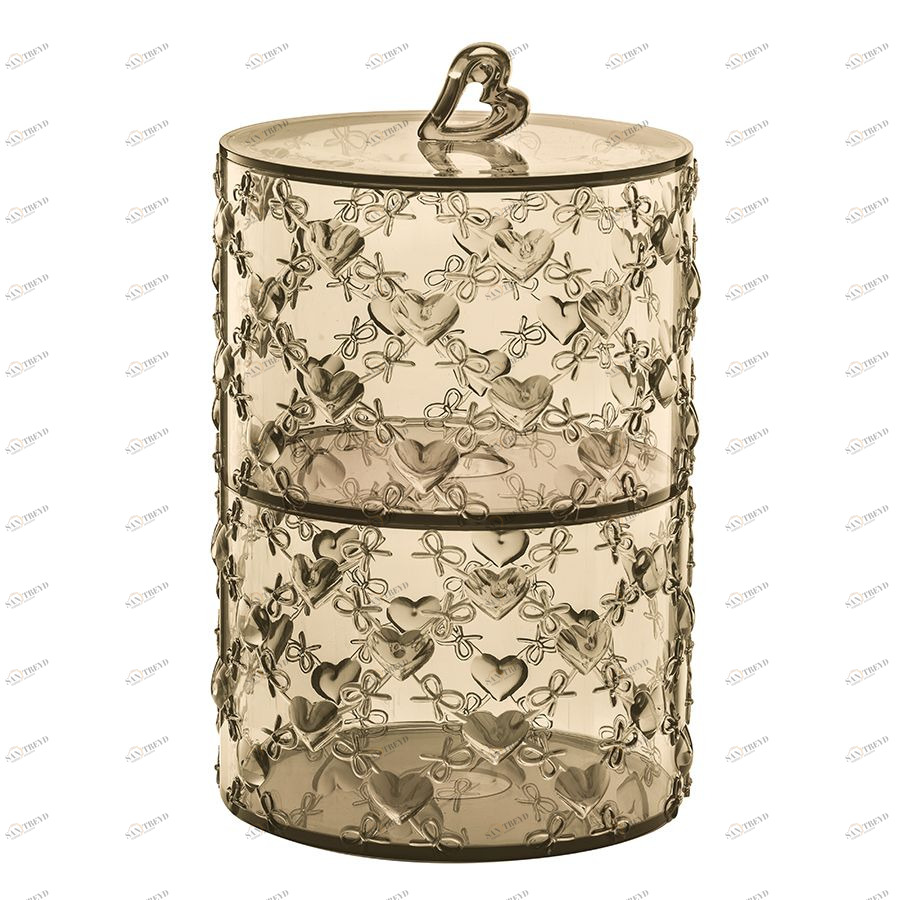 Набор из 2 контейнеров Love песочный Guzzini 11520139