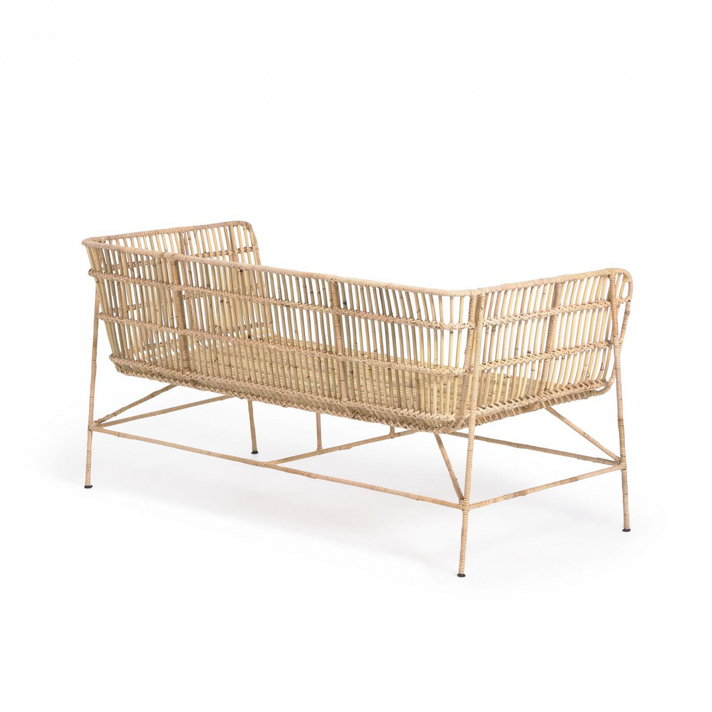 101202 Диван 2-х местный из ротанга 140 cm La Forma Aiala  - Вид №4