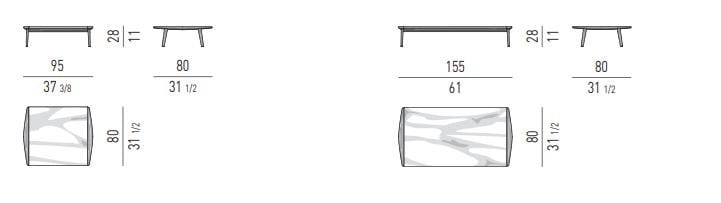 Мраморный журнальный столик Minotti Fynn ARCH-00061107 - Вид №3