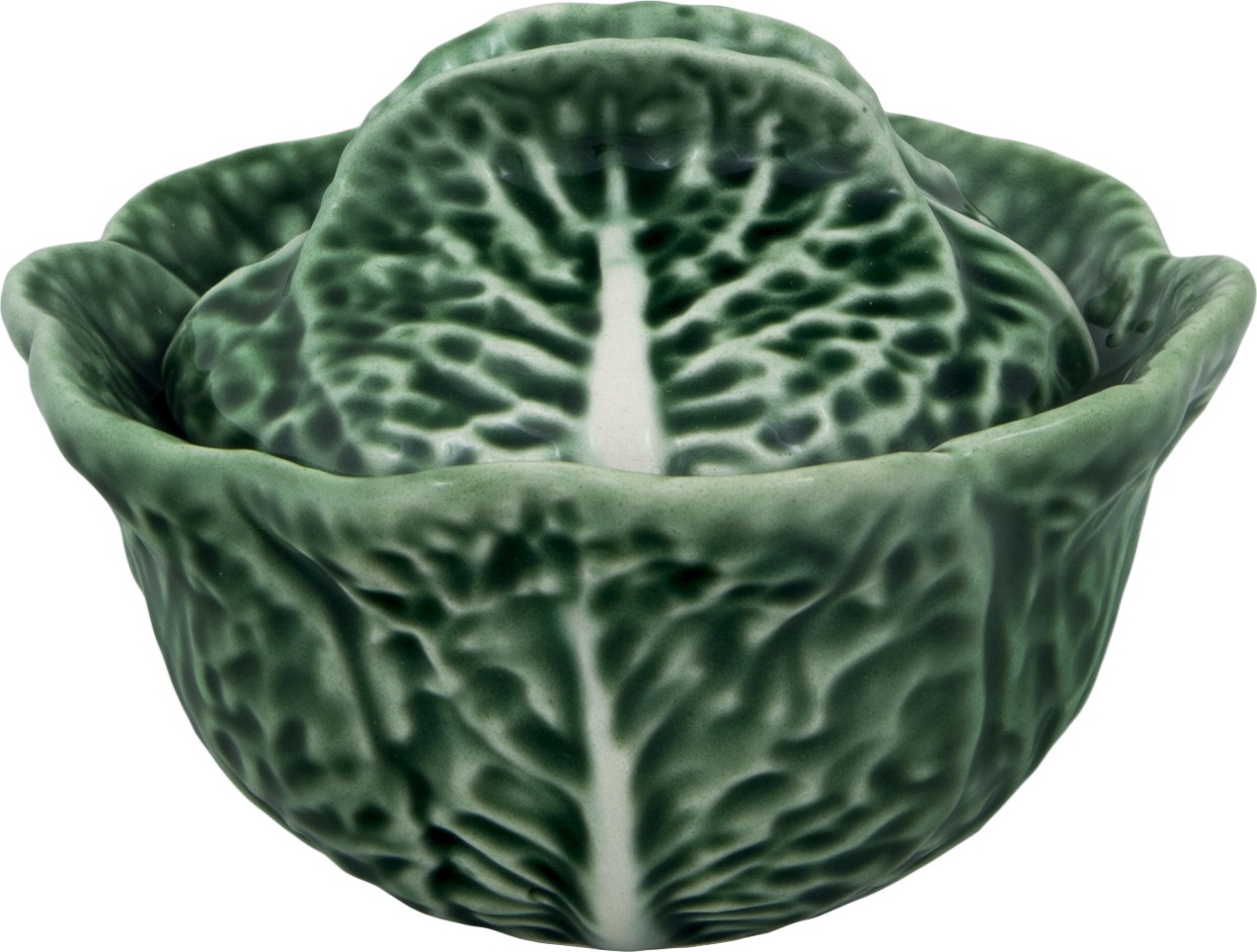 10600166 Bordallo Pinheiro Чаша с крышкой Bordallo Pinheiro Капуста 200мл, керамика Керамика 