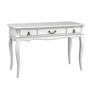 Консоль белая с ящиками и гнутыми ножками Aletan-Provence (без патины) АЛЕТАН ALETAN - PROVENCE, ПОД СТАРИНУ 217738 Белый